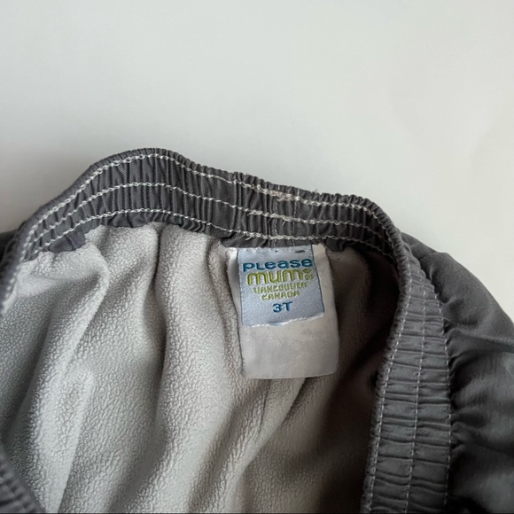 🍭Used Please Mum Boys Gray Pants - Size 3T - Picture 2 of 4